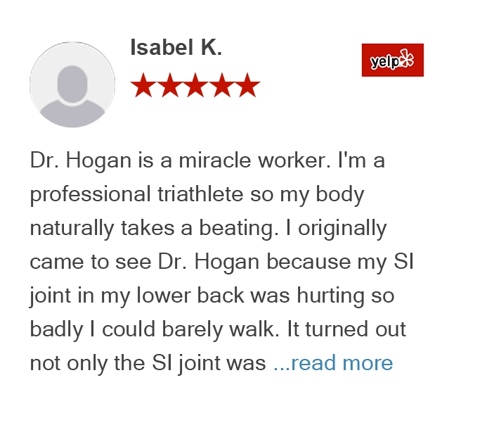 Isabel K at Culver City Chiropractic