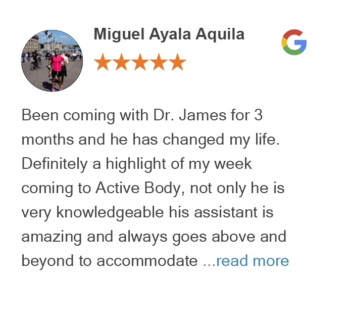 Culver City Chiropractic Testimonial – Miguel Ayala Aquila