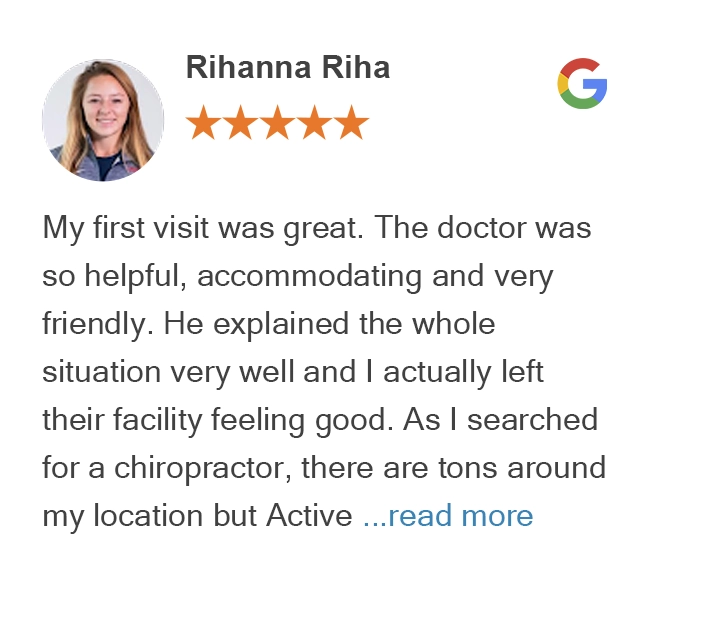 Culver City Chiropractic Testimonial – Rihanna Riha