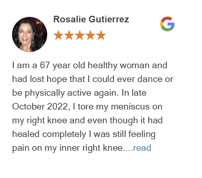 Culver City Chiropractic Testimonial – Rosalie Gutierrez