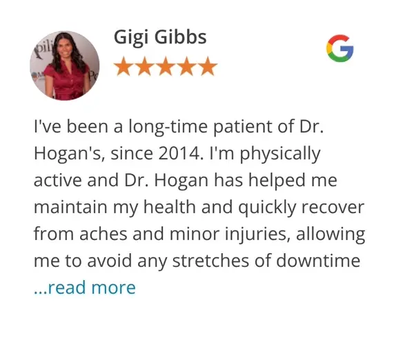 Google review of Gigi Gibbs