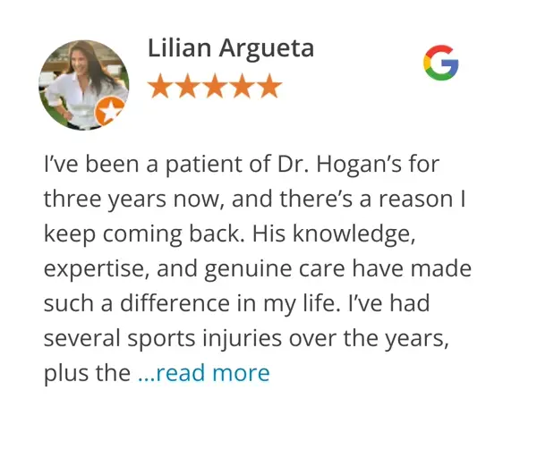 Google review of Lilian Argueta