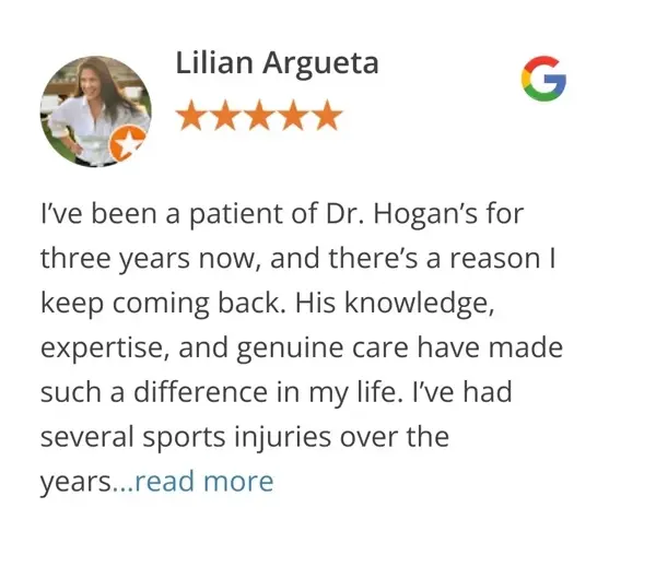 Contact Us 1 Google review of Lilian Argueta