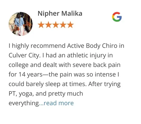Contact Us 7 Google review of Nipher Malika