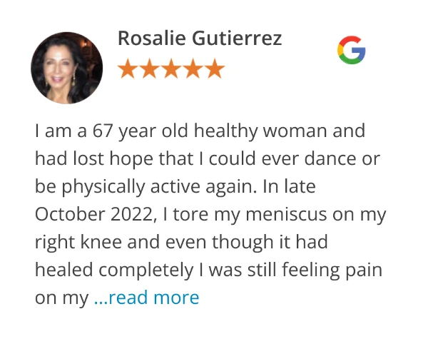 Testimonials 11 Google review of Rosalie Gutierrez