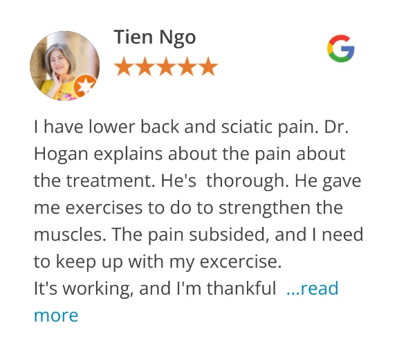 Testimonials 15 Google review of Tien Ngo