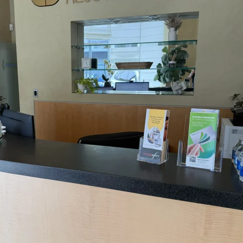 Reception desk at Active Body Chiropractic West LA