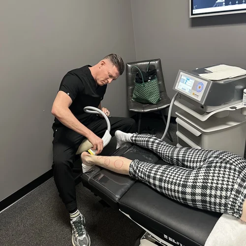 Chiropractor providing soft-tissue therapy in West Los Angeles
